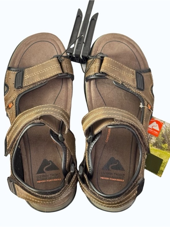 Ozark Trail Other - Ozark Trail Brown Sport Terrain Ankle Strap Outdoor Hook-and-Loop Sandals Size 7